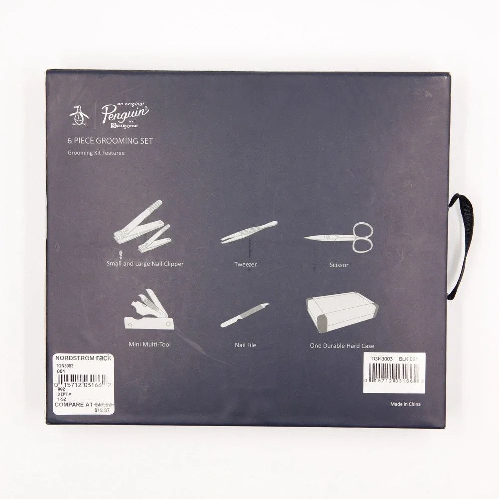 Original Penguin - 6 Piece Mens Grooming‎ Set - Missing Tweezers
